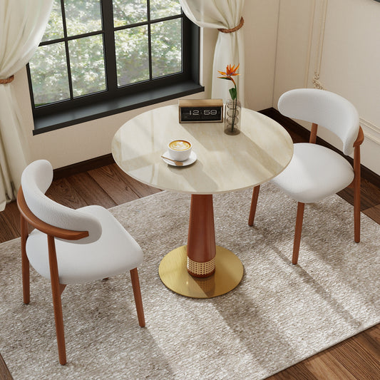 Finley Sintered Stone Round Bistro Table
