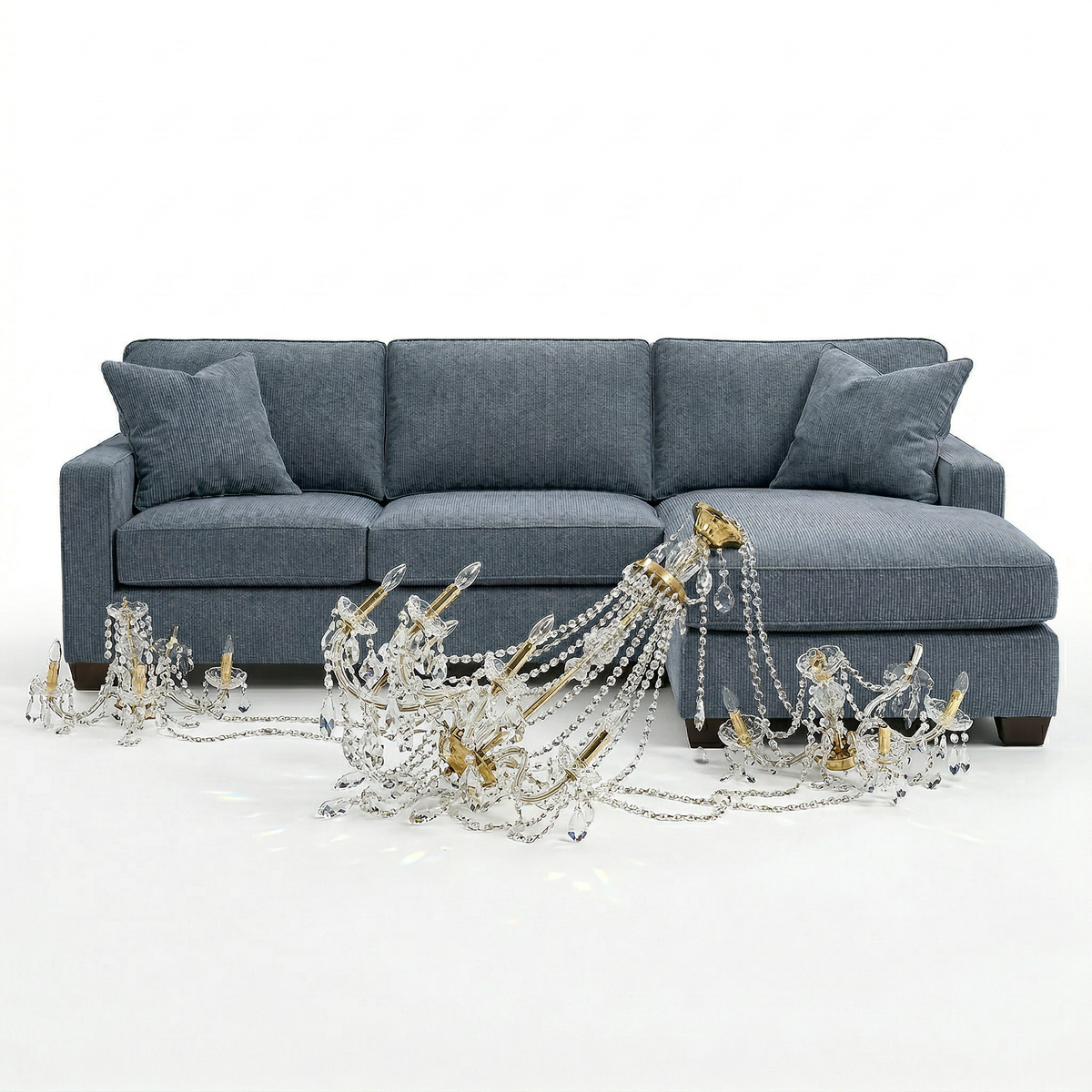 Clifford L-Shaped Sectional Sofa – Made in USA, 9 Fabric Options - Leslie Peacock - Fabric (11)