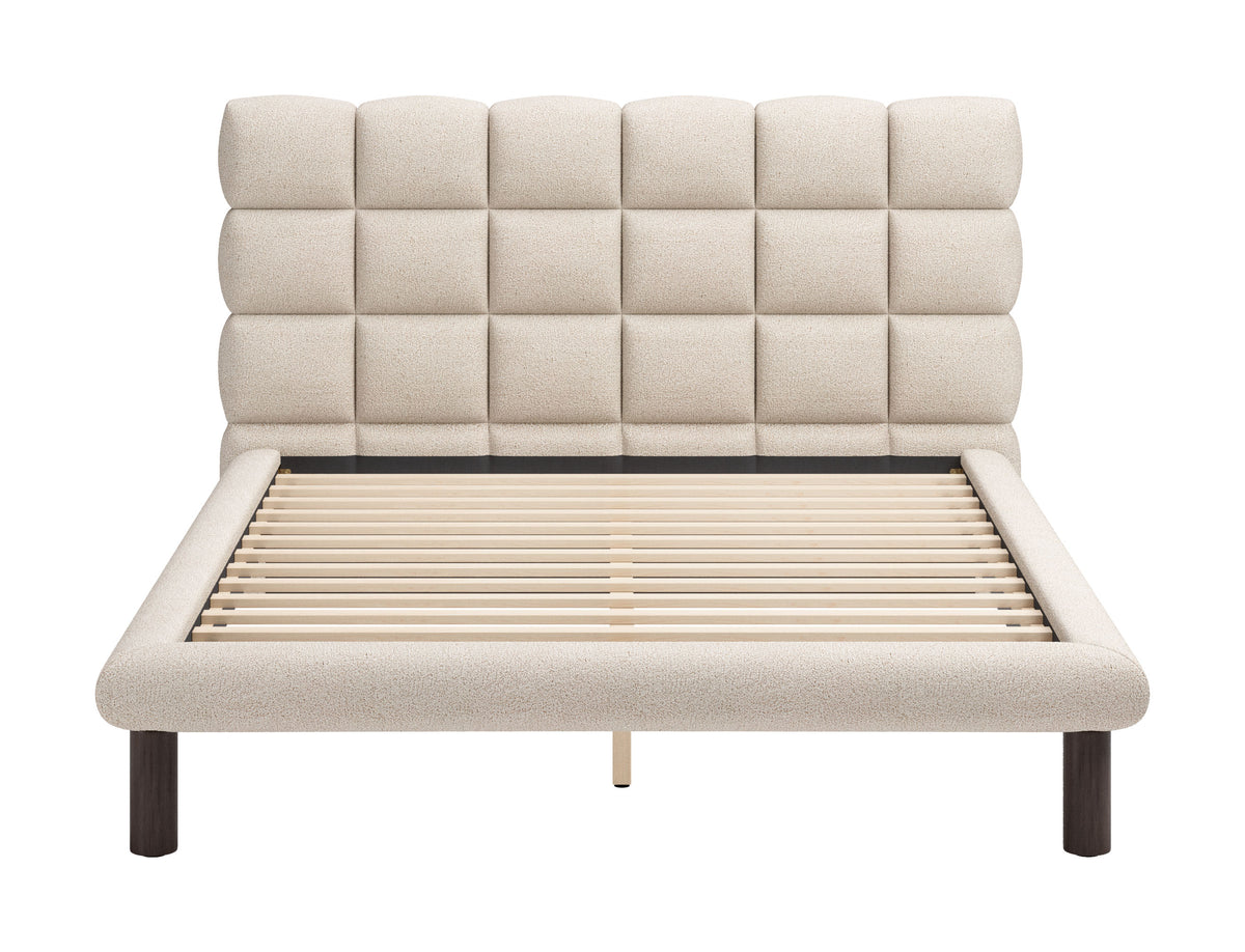 Placid Beige Queen Bed