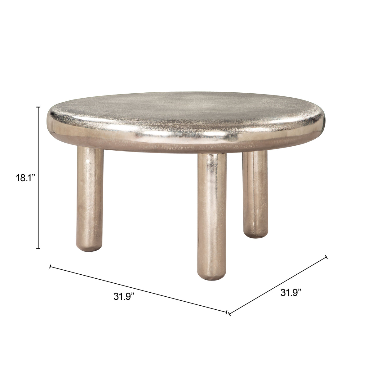 Arian Silver Coffee Table