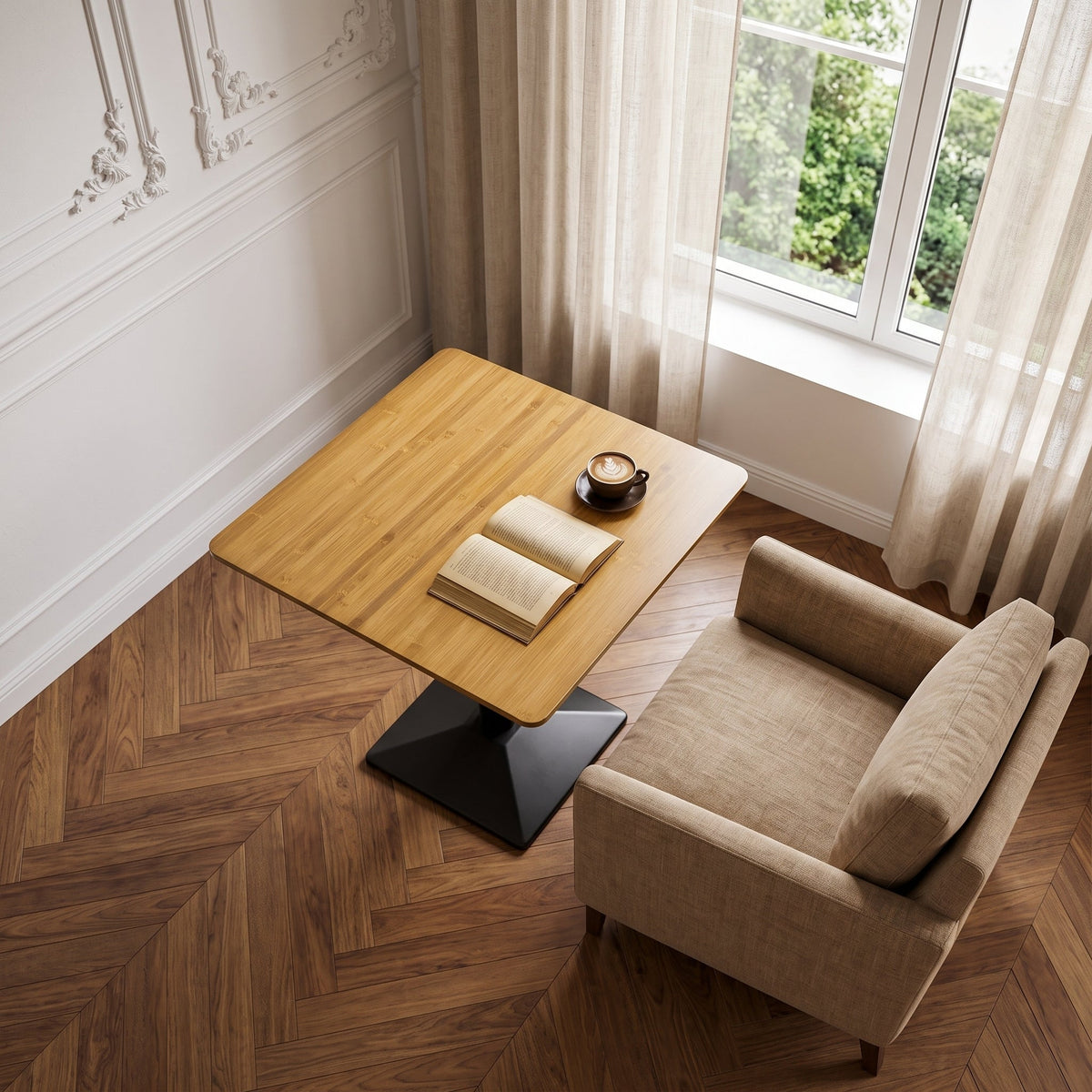 Crispin Bamboo Dining Table