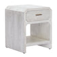 Yume Oak White Side Table