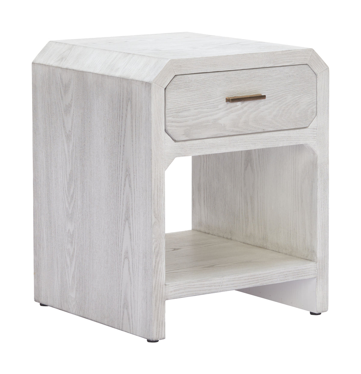 Yume Oak White Side Table