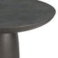 Alexa Black Cast Aluminum Coffee Table 30'
