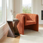 Viana Accent Chair in Burnt Orange