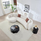 Odile Curved Boucle Sectional