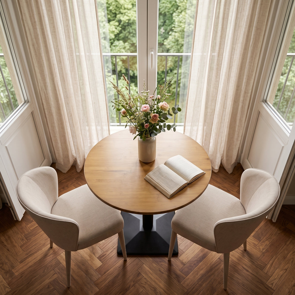 Crispin Bamboo Dining Table