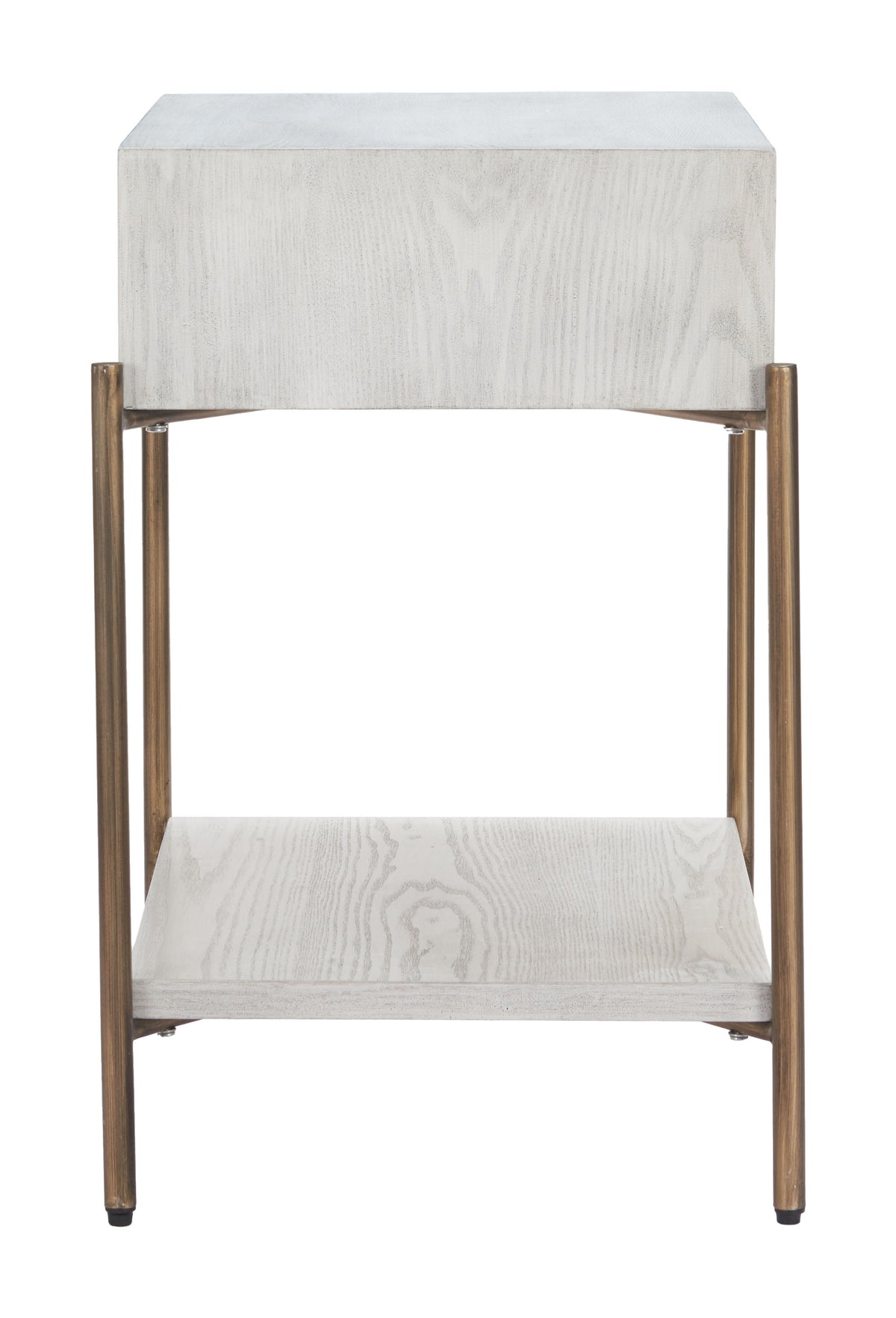 Yoru Oak White Side Table