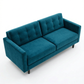 Talmadge Velvet Sofa – 92" Classic American Sofa - Hepburn Teal - Fabric (9)
