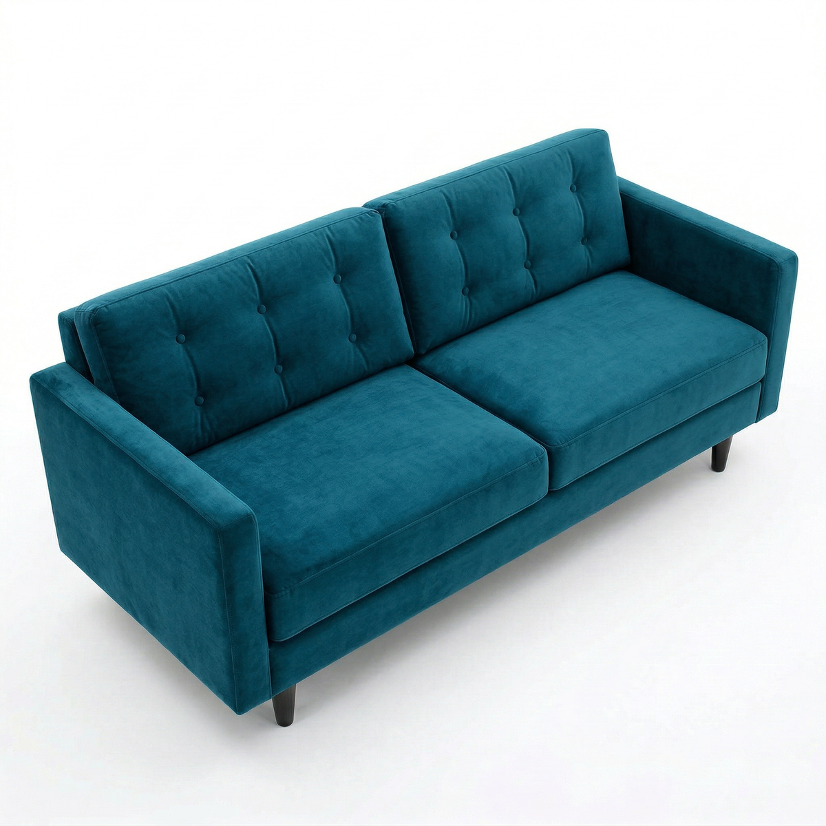 Talmadge Velvet Sofa – 92" Classic American Sofa - Hepburn Teal - Fabric (9)