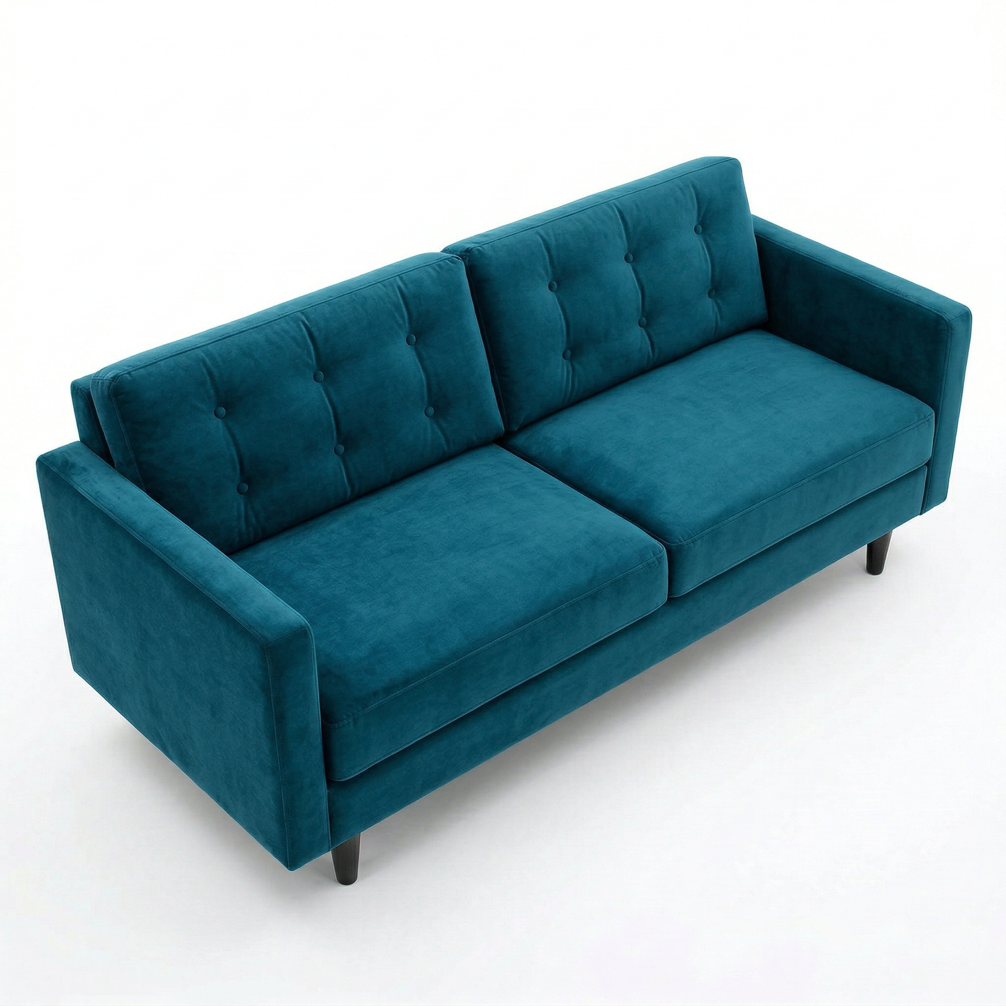 Talmadge Velvet Sofa – 92" Classic American Sofa - Hepburn Teal - Fabric (9)