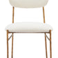 Sydhavnen Cream & Gold Dining Chair