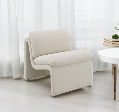 Fitzgerald Beige Boucle Accent Chair – 26"W Accent Chair