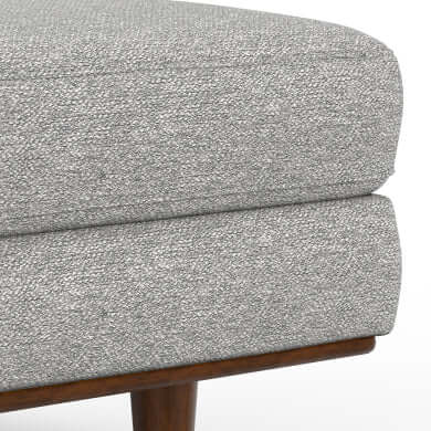 Morrison MCM Fabric Ottoman (2 Colors)