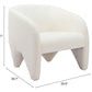 Lopta White Accent Chair