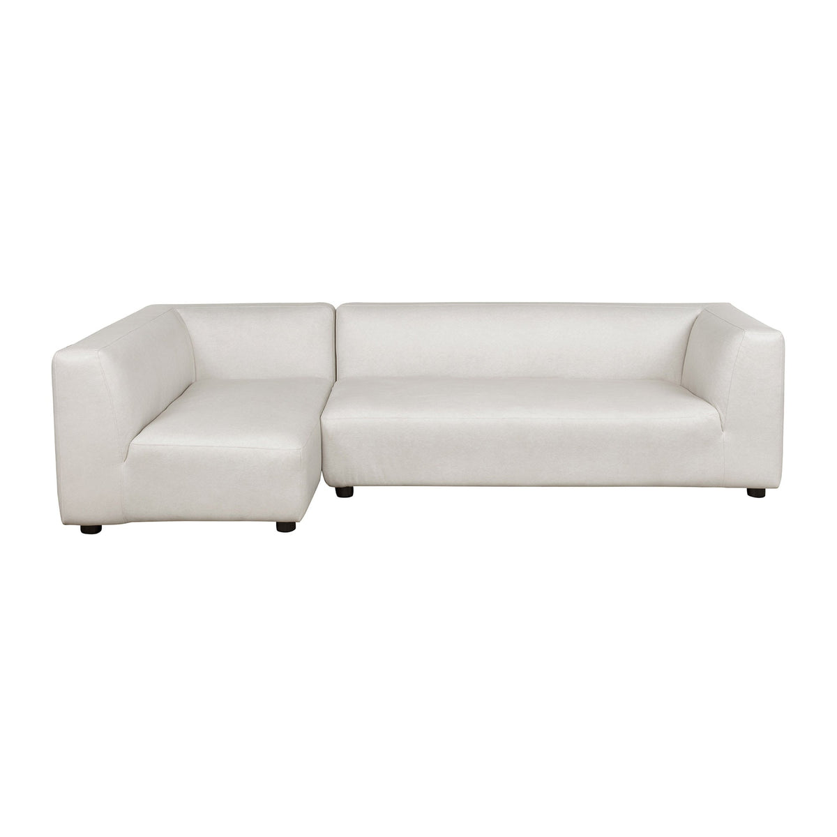 Lukas 2-piece sectional with left-facing chaise in cream
