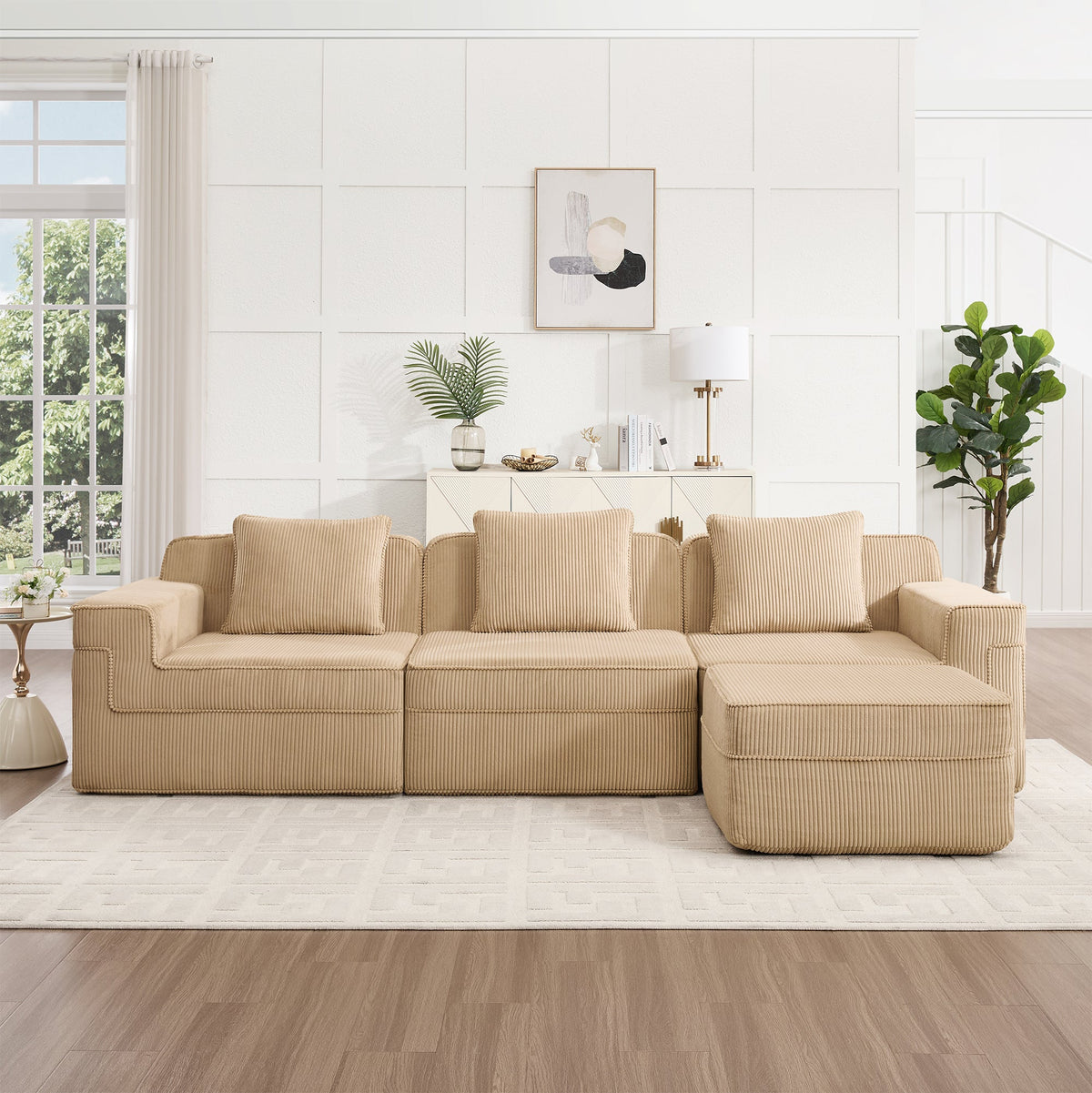 Dorin Corduroy Modular Sectional