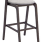 Troy Dove Gray & Espresso Barstool (Set of 2)