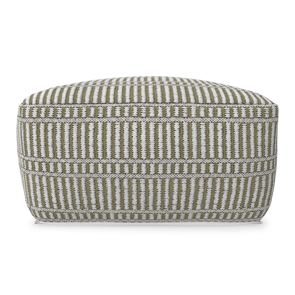 Safford Natural Woven Polyester Pouf