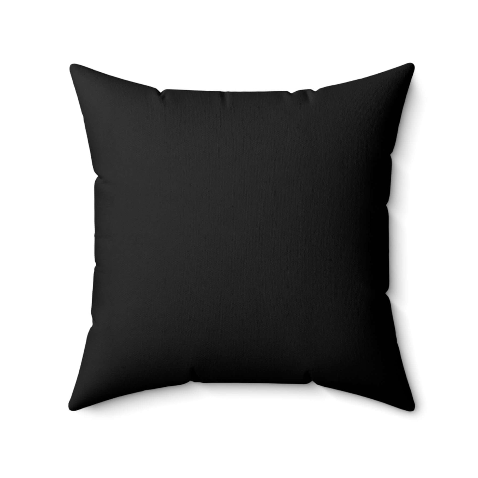 Spun Polyester Square Pillow Revel Logo In Black - Revel Sofa 