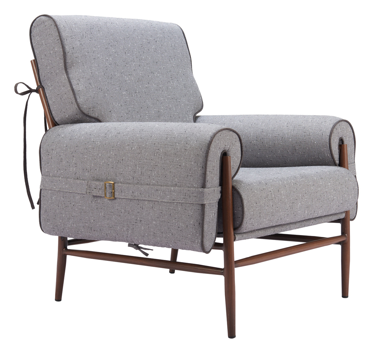 Klem Gray Accent Chair