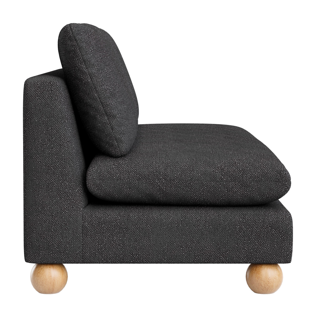 Minze Black Loveseat