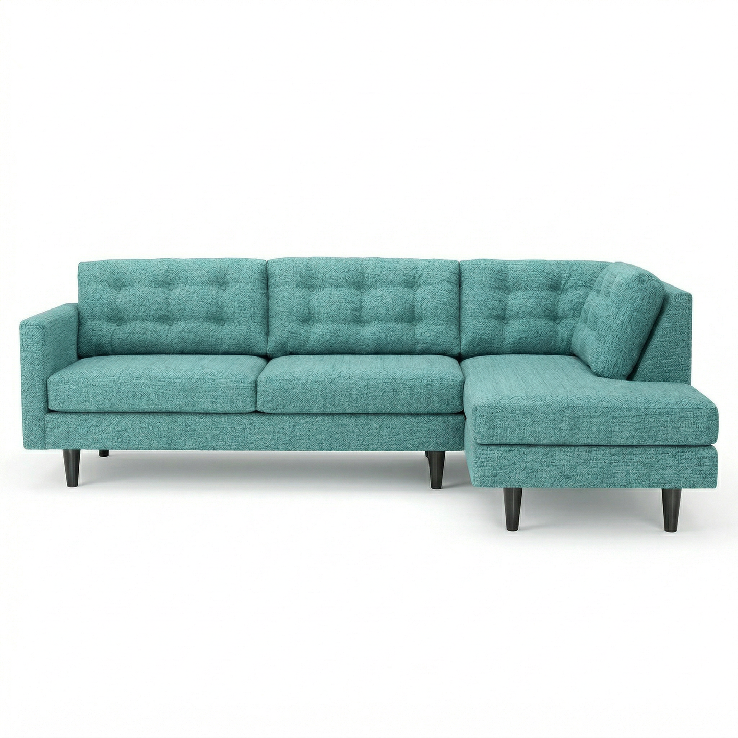 Talmadge Sectional Sofa – 120" L-Shaped, Made in USA - Hepburn Emerald - Fabric (3)