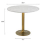 Fullerton White & Gold Dining Table