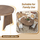 Wolfe Walnut & Beige