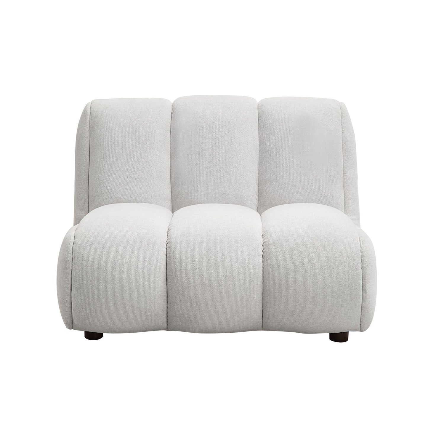 Manilla Ivory White Linen Accent Chair – 41"W Accent Chair
