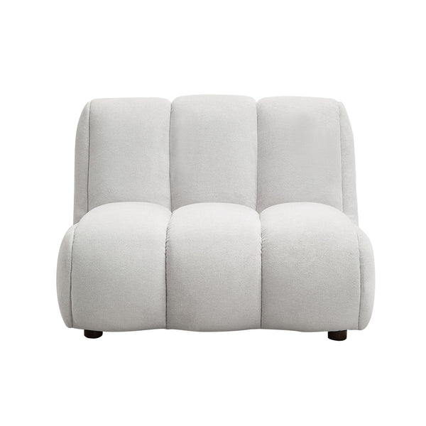 Manilla Ivory White Linen Accent Chair – 41