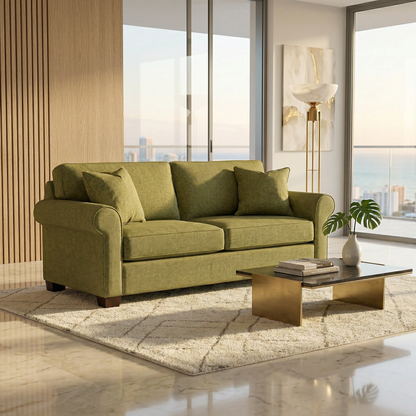 Irlanda Classic Sofa – 92" Rolled-Arm Made-in-USA Sofa