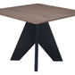 Lisse Espresso Square Dining Table