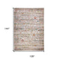 White Oriental Non Skid Area Rug | 9' x 13'
