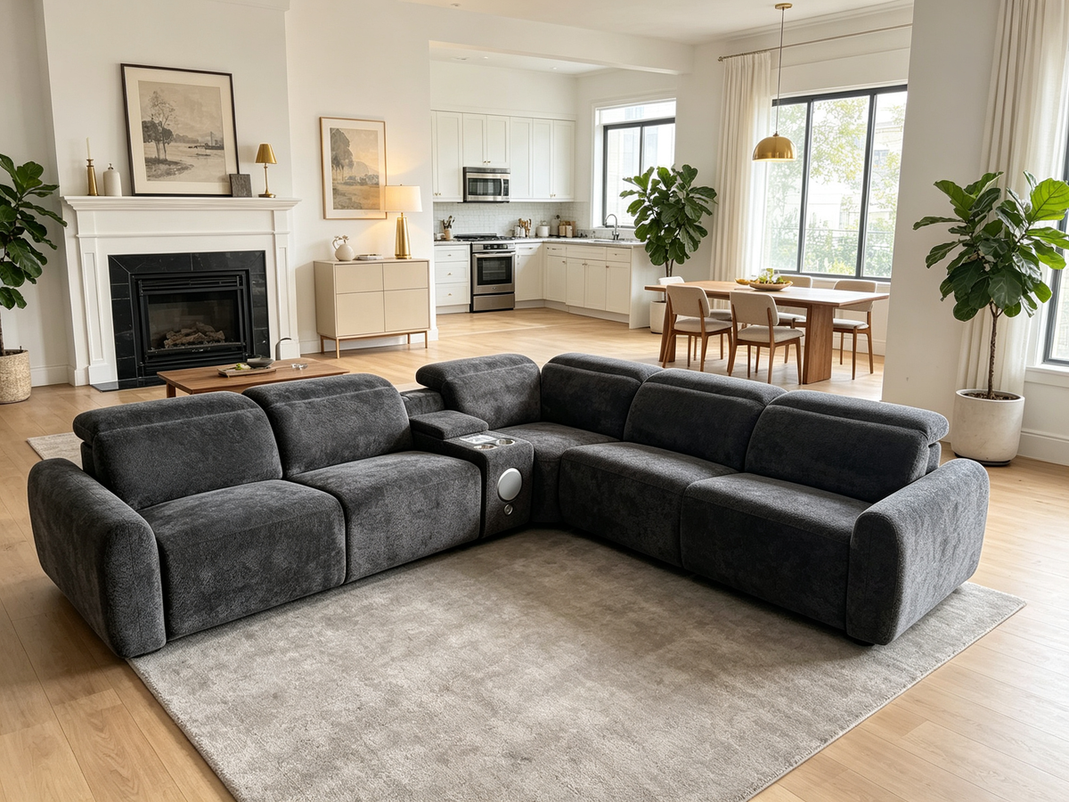 Anselm Power Reclining Sectional