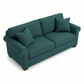 Irlanda Classic Sofa – 92" Rolled-Arm Made-in-USA Sofa - Hepburn Teal - Fabric (8)