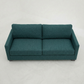 Damon American-Made Sofa – 92" Custom-Fabric Sofa - Velvet Antique Peacock - Velvet (10)