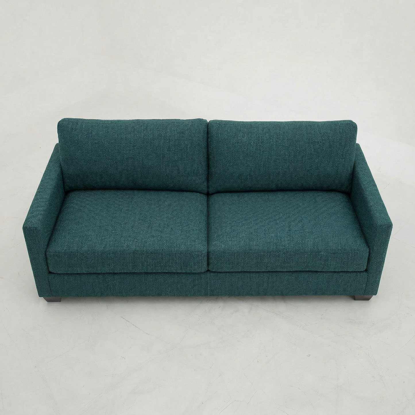 Damon American-Made Sofa – 92" Custom-Fabric Sofa - Velvet Antique Peacock - Velvet (10)