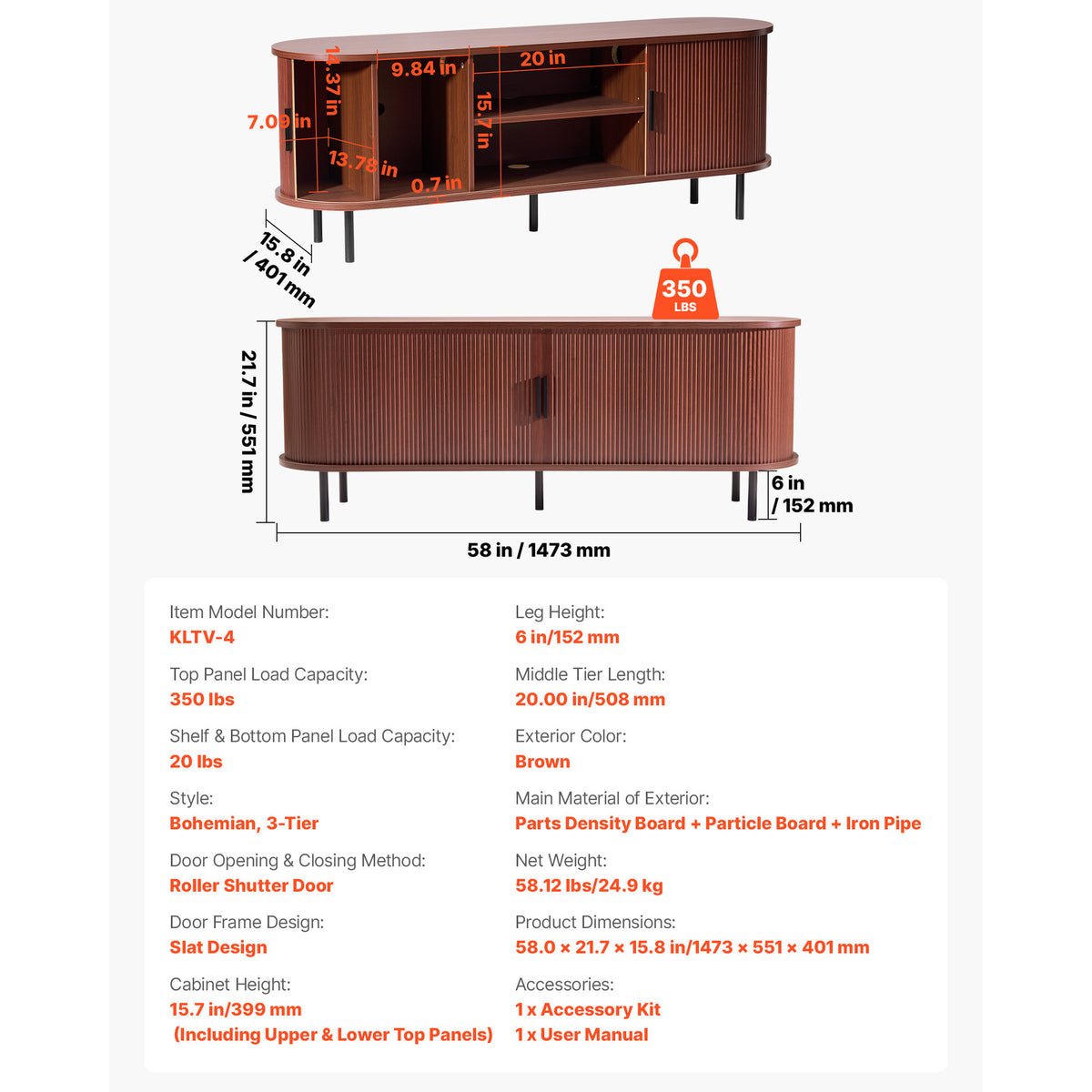 Nico Boho TV Stand