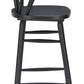 Stenger Barstool (Set of 2) in Black