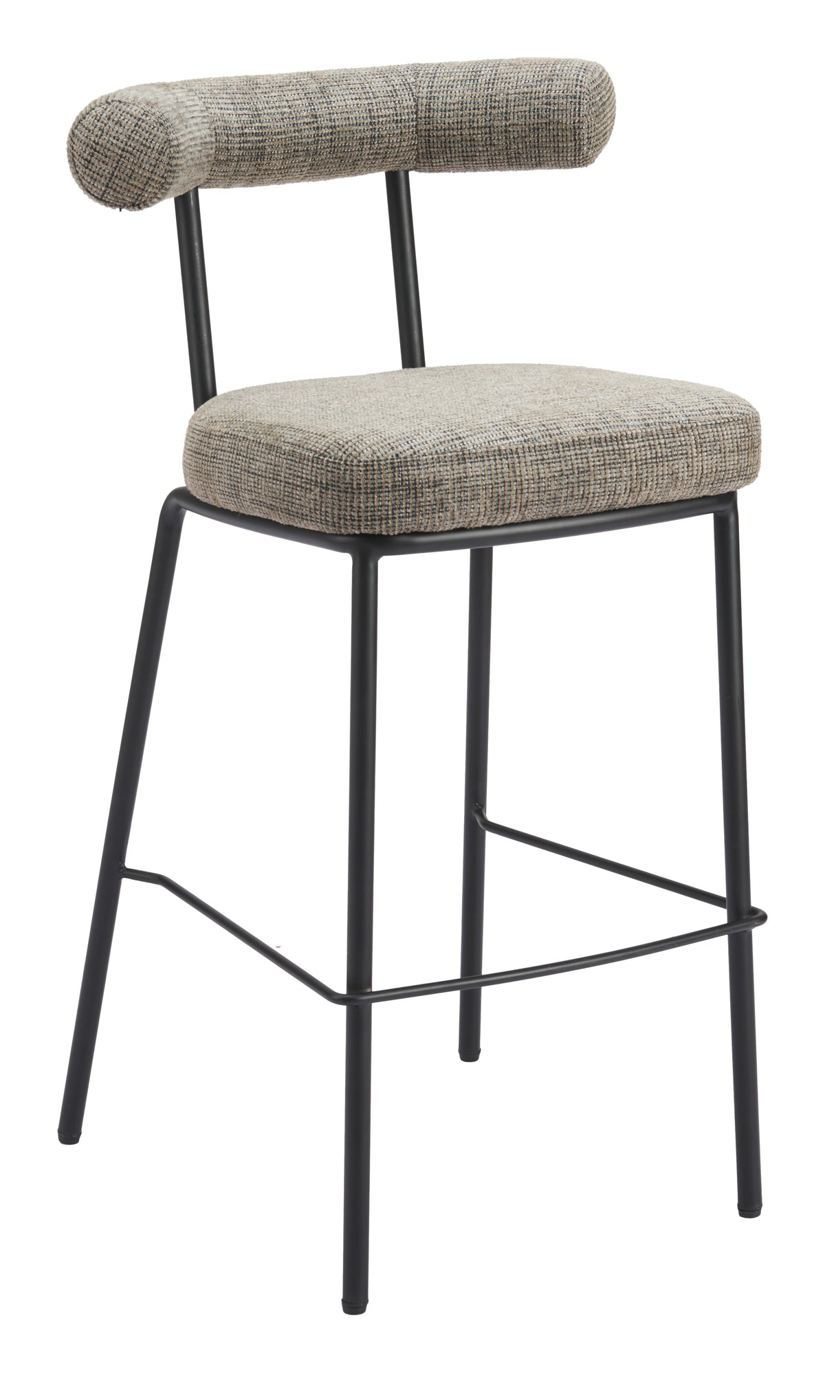 Kede Green Tweed Barstool