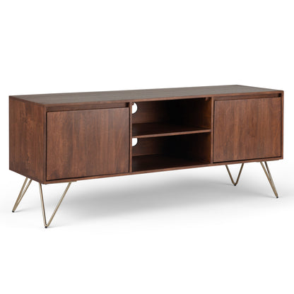 Hunter Dark Brown Wood TV Stand