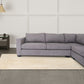 Contemporary Grey Fabric Corner Sofa Sectional 120'