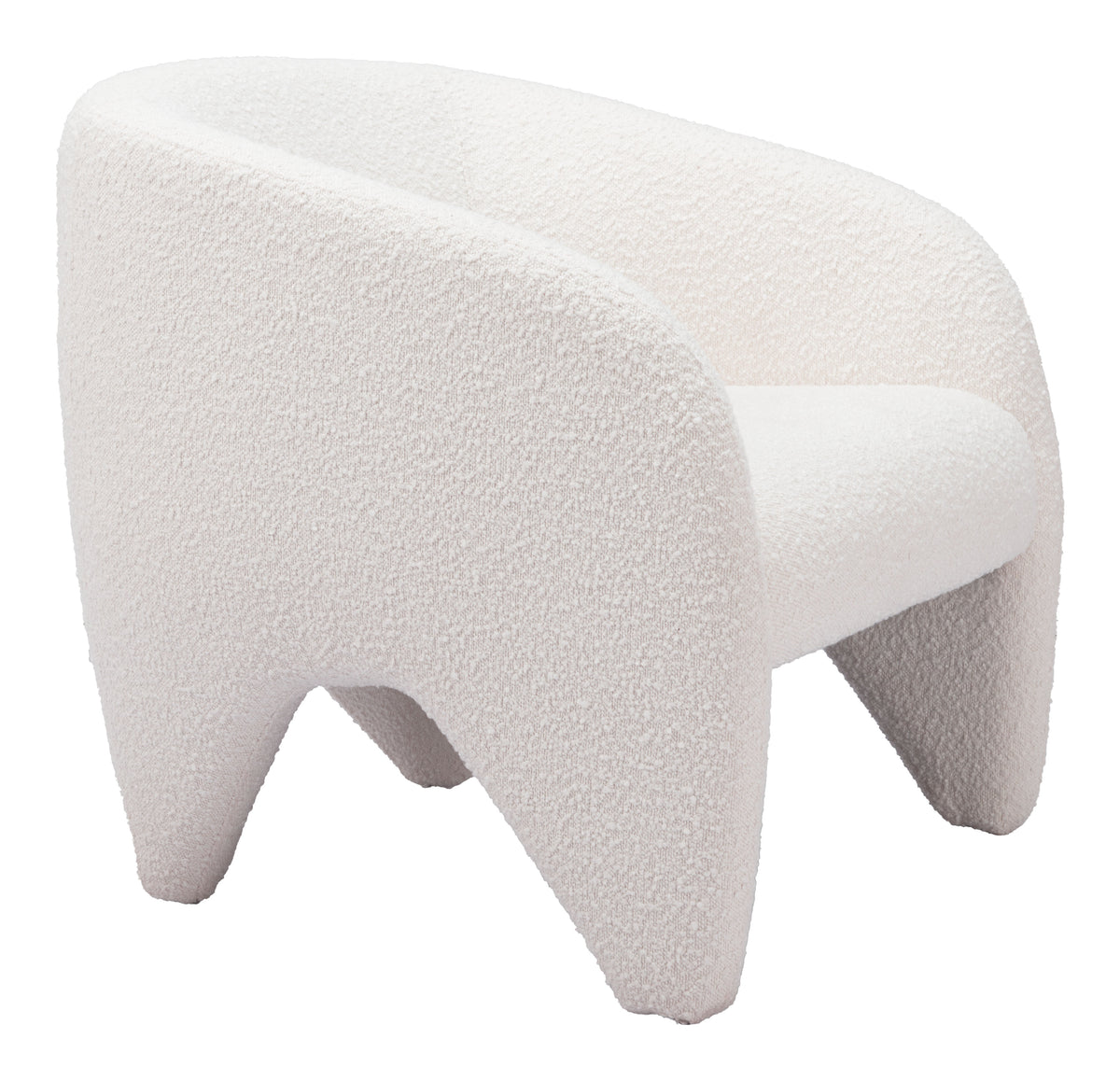 Lopta White Accent Chair