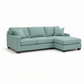 Clifford L-Shaped Sectional Sofa – Made in USA, 9 Fabric Options - Leslie Robins Egg - Fabric (3)