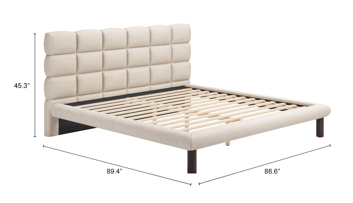 Placid Beige King Bed