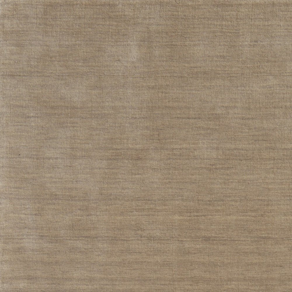 Tan Wool Hand Woven Area Rug | 9' x 13'