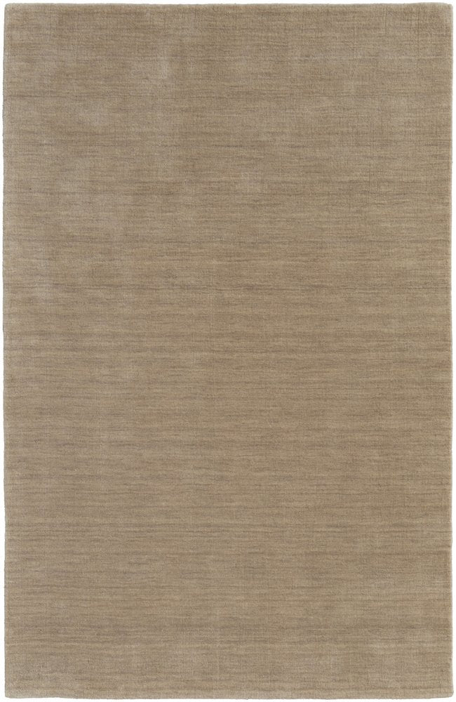 Tan Wool Hand Woven Area Rug | 9' x 13'