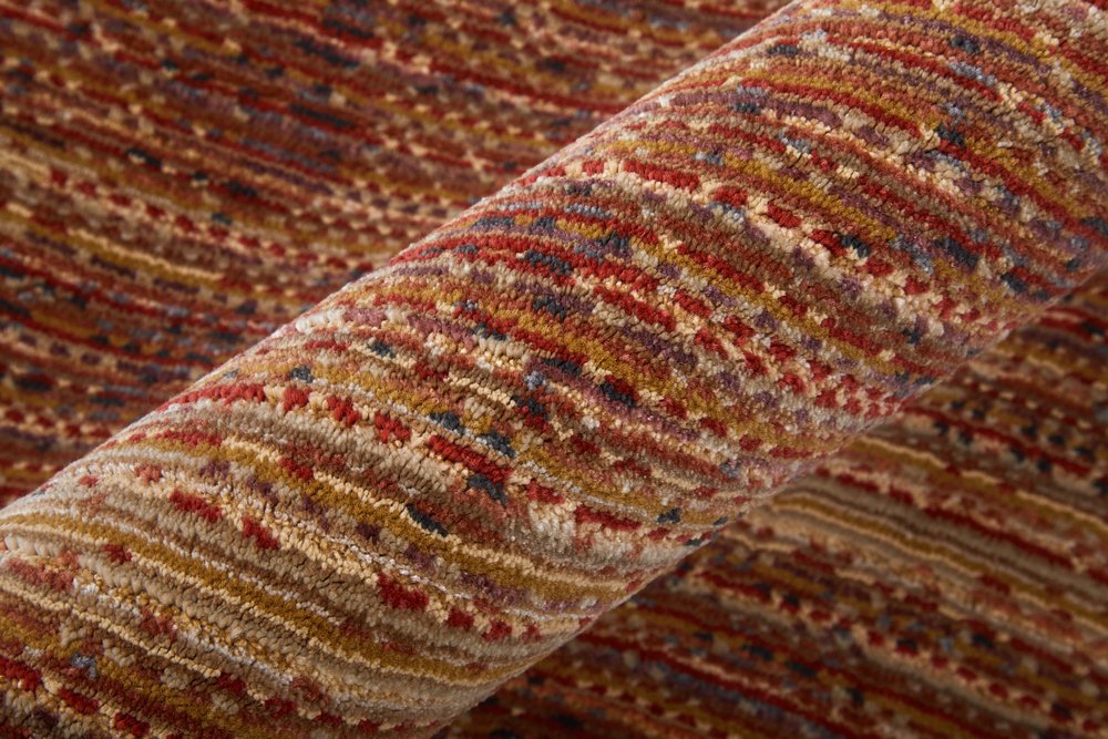 Tan and Brown Power Loom Area Rug | 9' x 13'