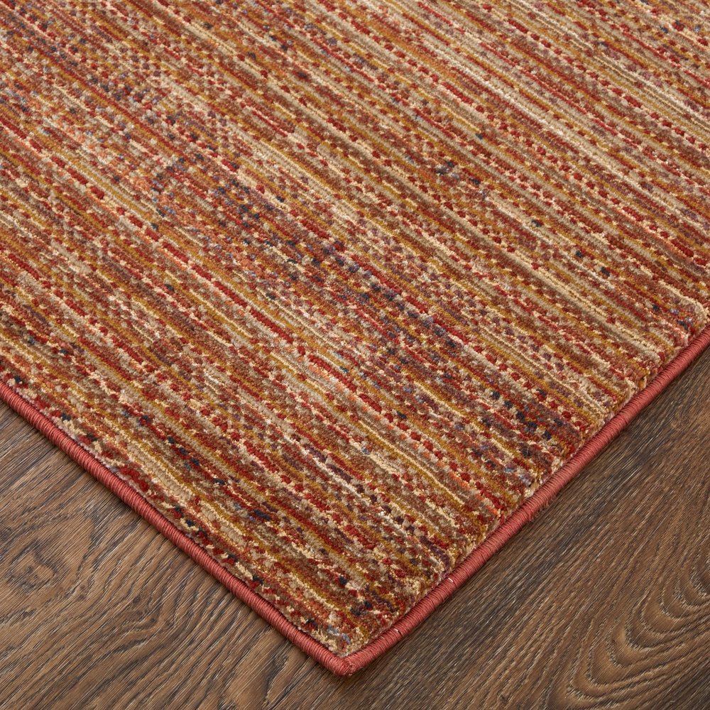 Tan and Brown Power Loom Area Rug | 9' x 13'